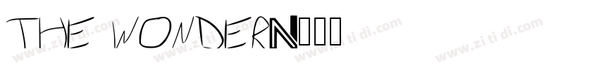 the wonder字体转换